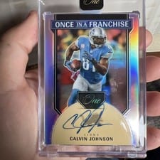 2024 Panini One Once in a Franchise Autographs Calvin Johnson #359