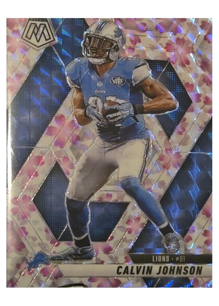 2025 Panini Mosaic Base Set Calvin Johnson #90 card
