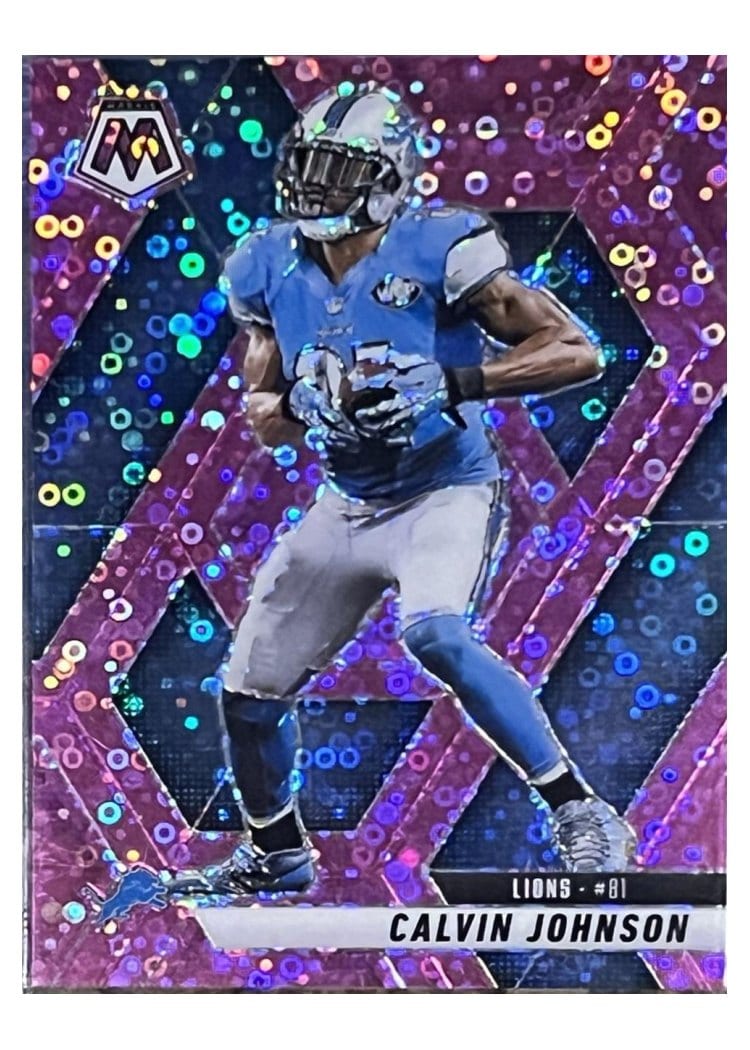2025 Panini Mosaic Base Set Calvin Johnson #90 card