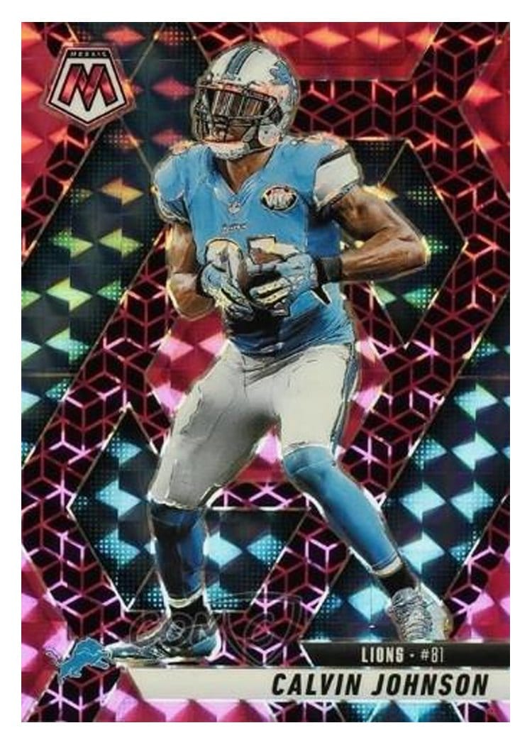 2025 Panini Mosaic Base Set Calvin Johnson #90 card