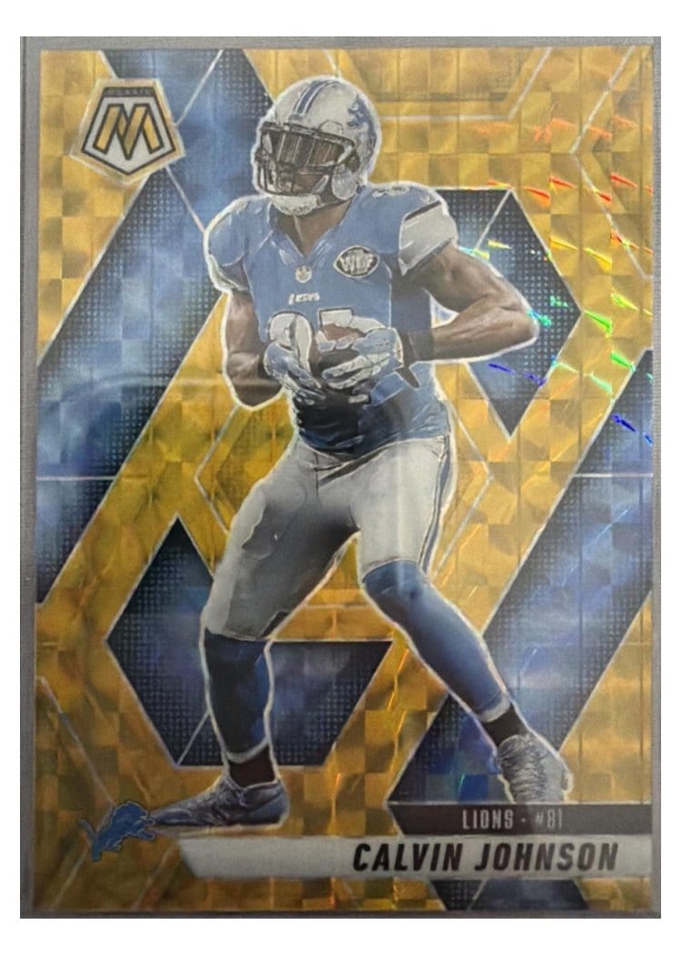 2025 Panini Mosaic Base Set Calvin Johnson #90 card