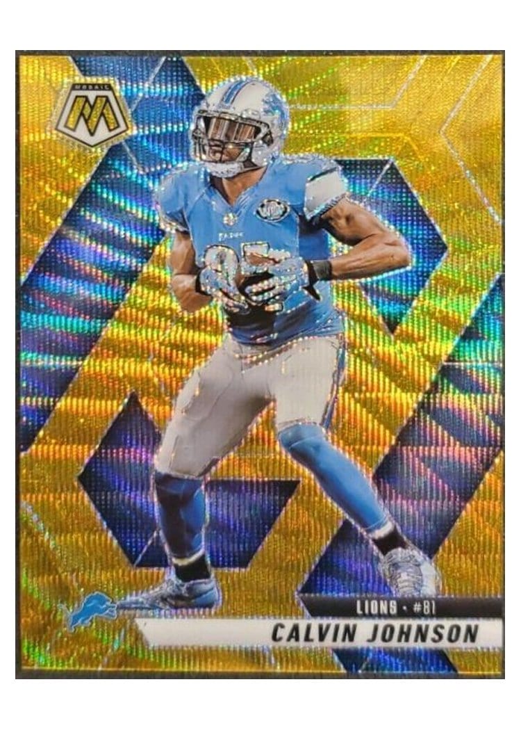 2025 Panini Mosaic Base Set Calvin Johnson #90 card