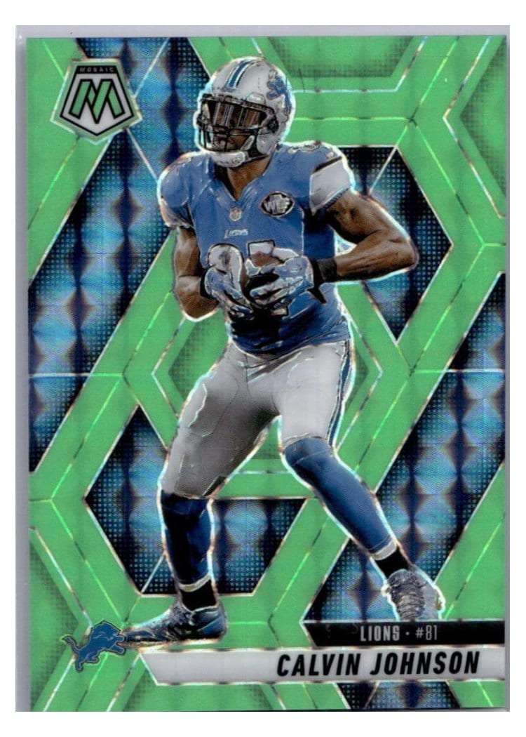 2025 Panini Mosaic Base Set Calvin Johnson #90 card