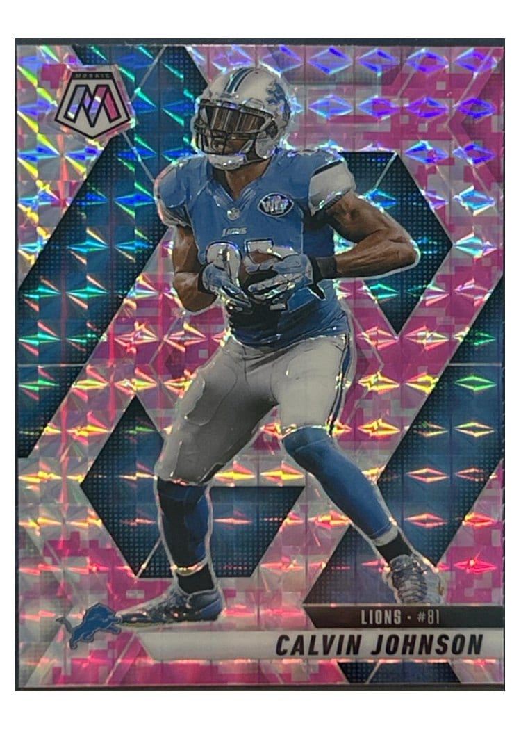 2025 Panini Mosaic Base Set Calvin Johnson #90 card