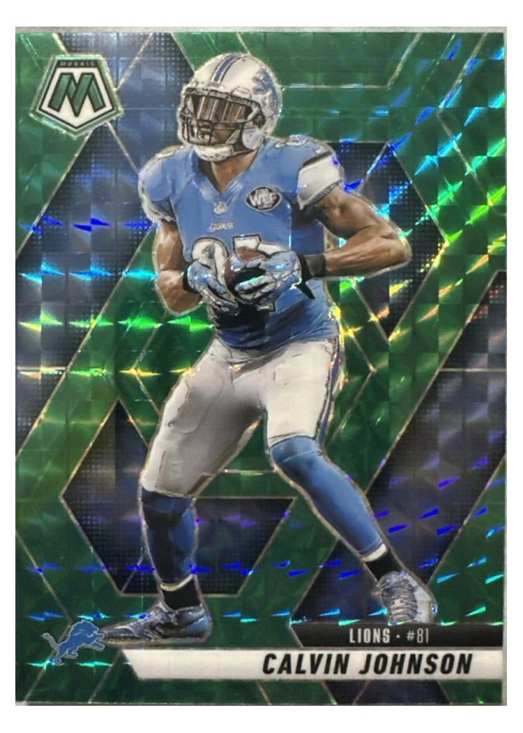 2025 Panini Mosaic Base Set Calvin Johnson #90 card