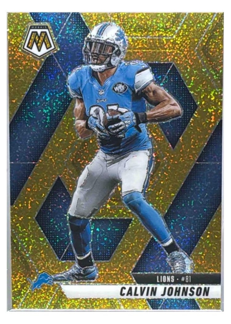 2025 Panini Mosaic Base Set Calvin Johnson #90 card