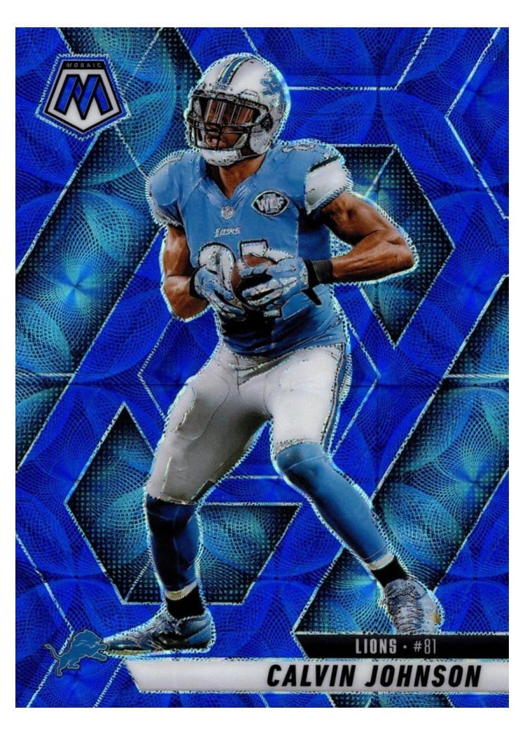 2025 Panini Mosaic Base Set Calvin Johnson #90 card