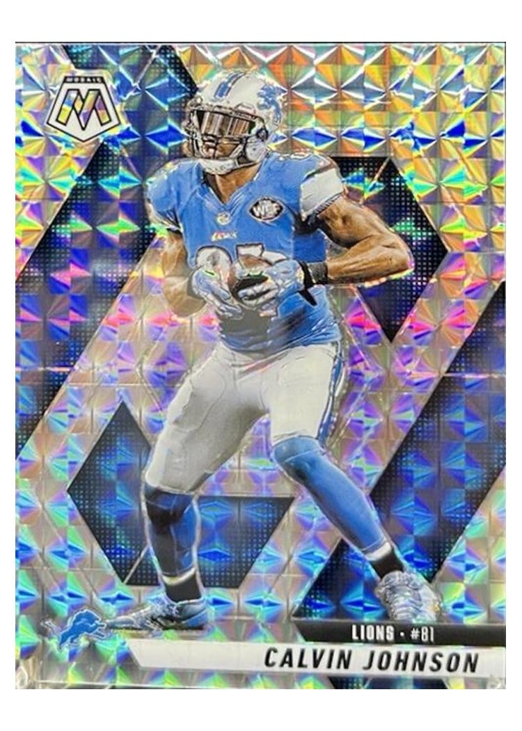2025 Panini Mosaic Base Set Calvin Johnson #90 card
