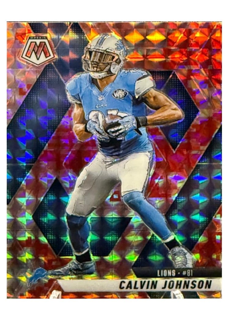 2025 Panini Mosaic Base Set Calvin Johnson #90 card