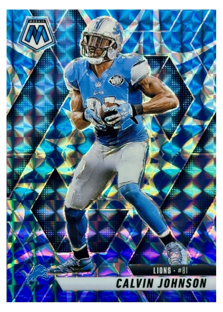 2025 Panini Mosaic Base Set Calvin Johnson #90 card