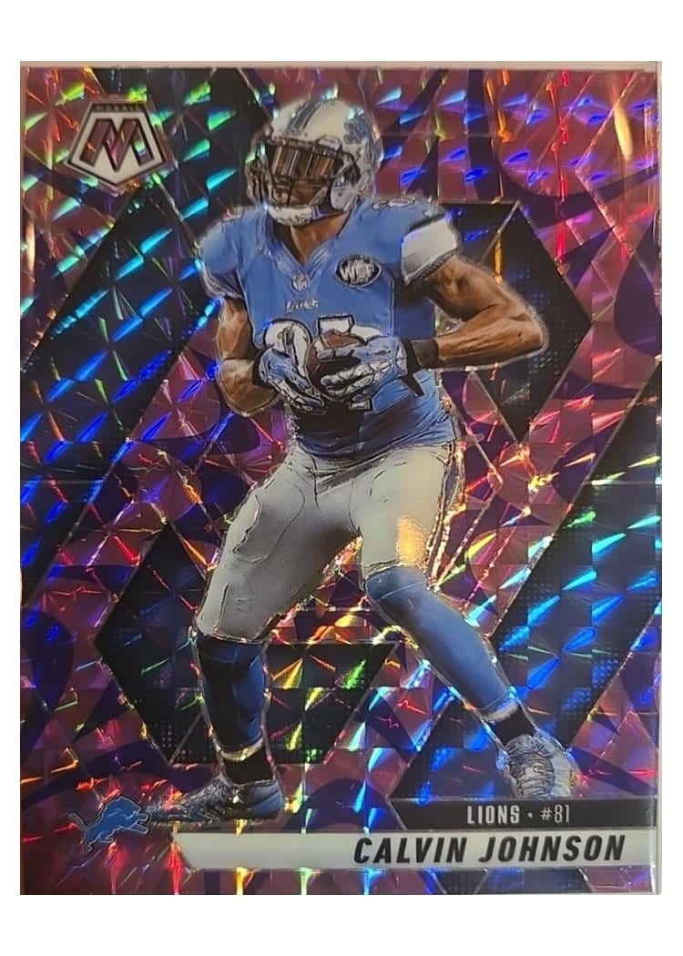 2025 Panini Mosaic Base Set Calvin Johnson #90 card
