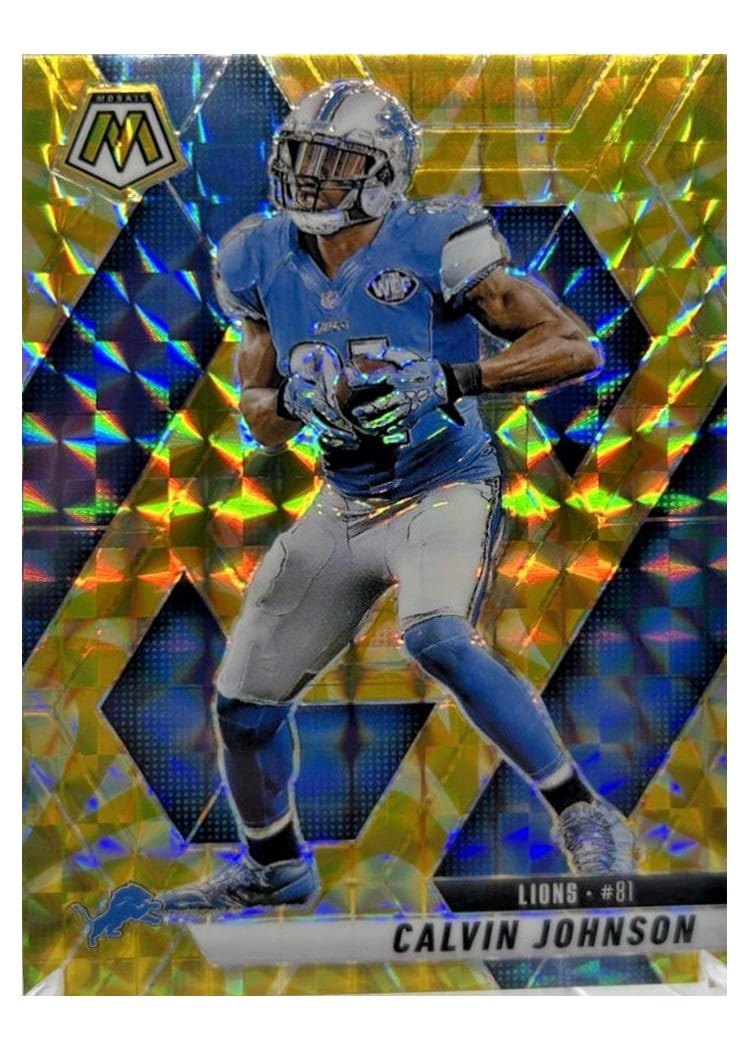 2025 Panini Mosaic Base Set Calvin Johnson #90 card