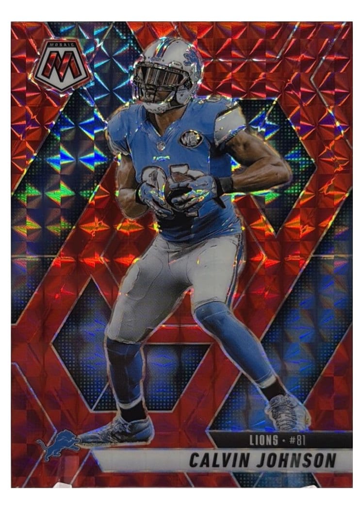 2025 Panini Mosaic Base Set Calvin Johnson #90 card