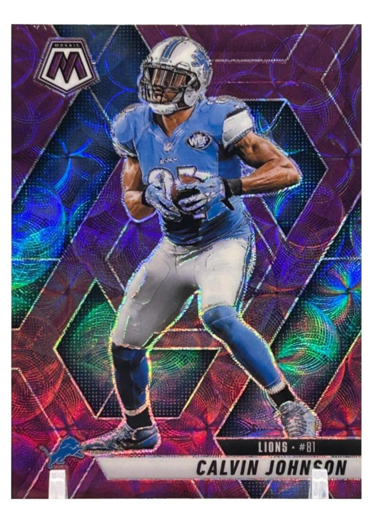 2025 Panini Mosaic Base Set Calvin Johnson #90 card