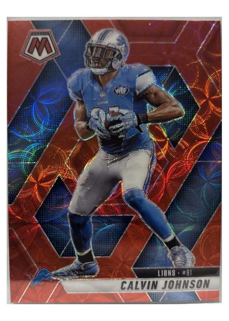 2025 Panini Mosaic Base Set Calvin Johnson #90 card