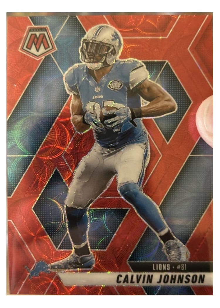 2025 Panini Mosaic Base Set Calvin Johnson #90 card