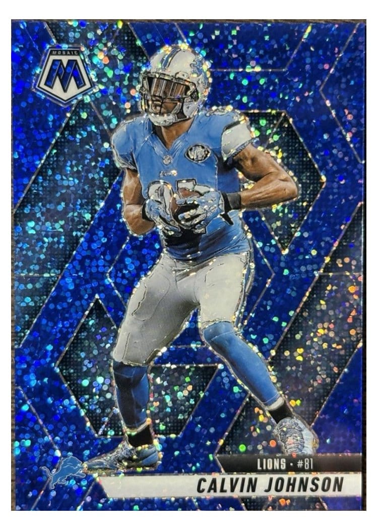 2025 Panini Mosaic Base Set Calvin Johnson #90 card