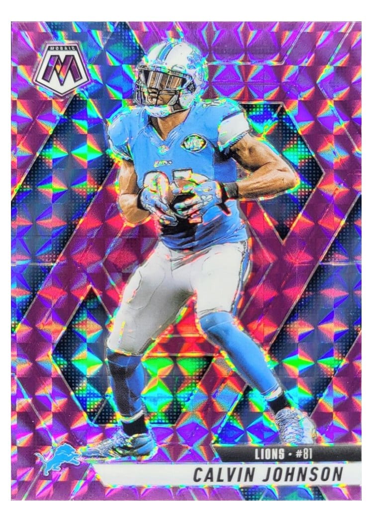 2025 Panini Mosaic Base Set Calvin Johnson #90 card