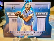 2025 Panini Silhouette Pillars of the Game Calvin Johnson #25 card