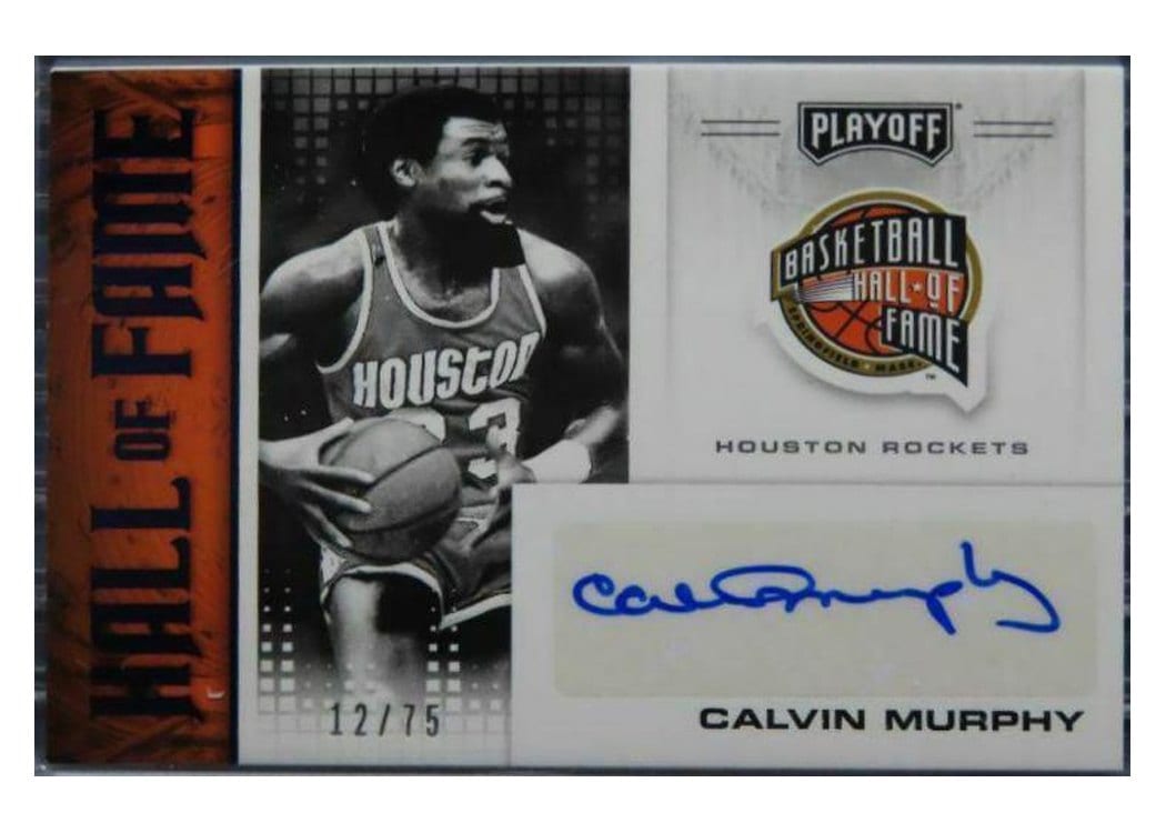 2020-21 Panini Chronicles Hall of Fame Autographs Calvin Murphy #HOF-CAL card