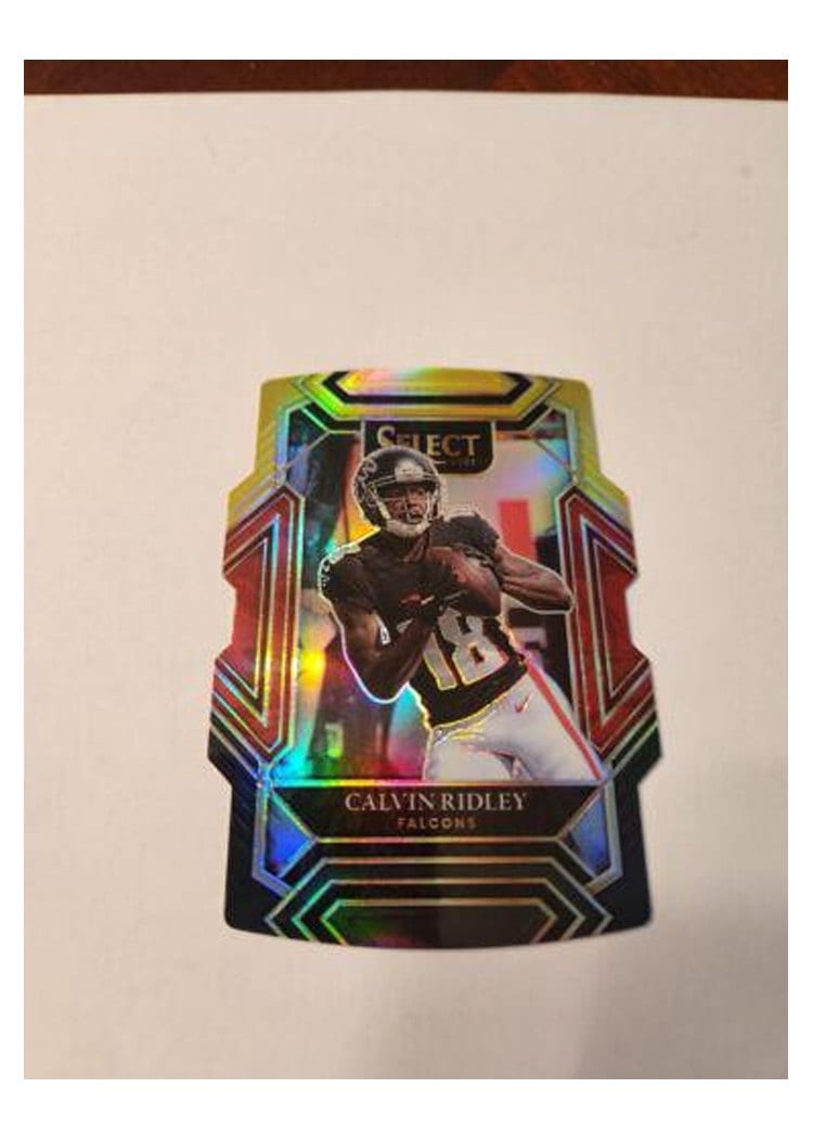 2021 Panini Select Base Set Calvin Ridley Black Gold Die Cut #204 card