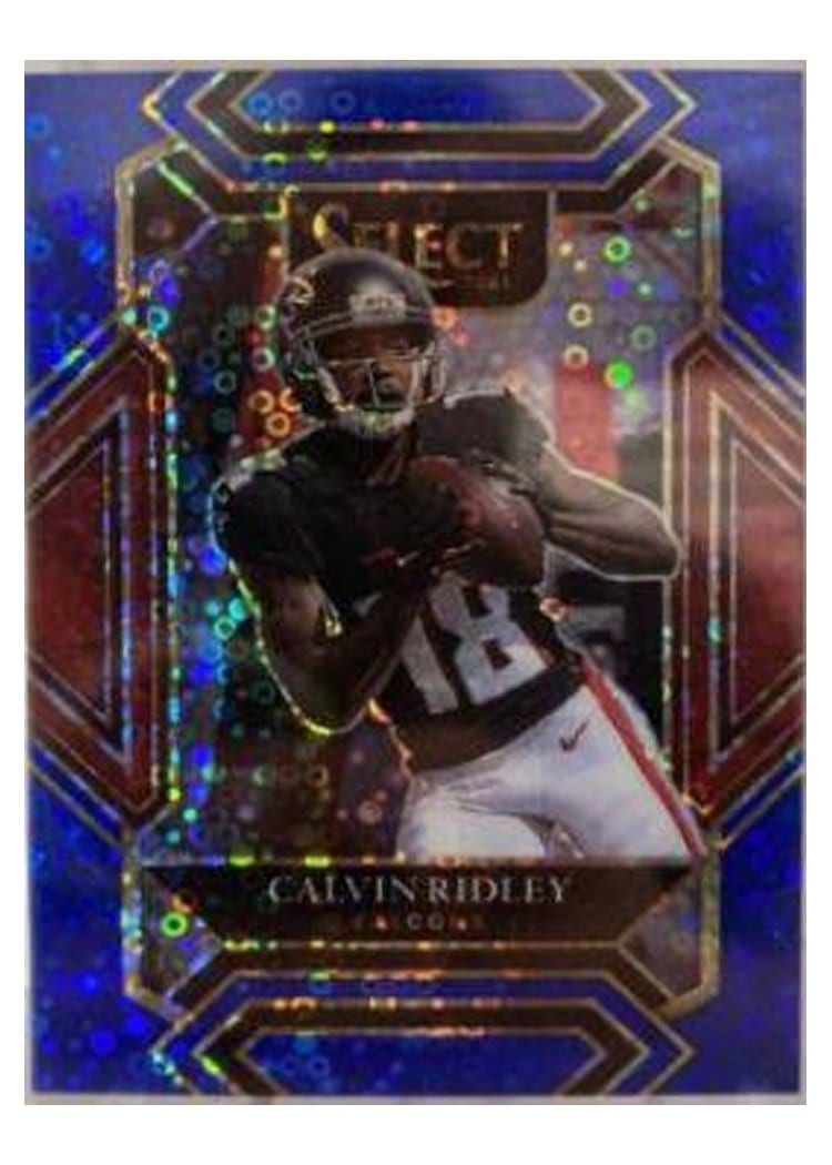 2021 Panini Select Base Set Calvin Ridley Blue Disco #204 card