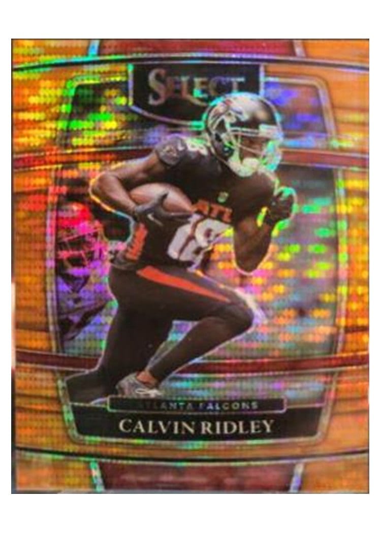 2021 Panini Select Base Set Calvin Ridley Neon Orange Pulsar #204 card