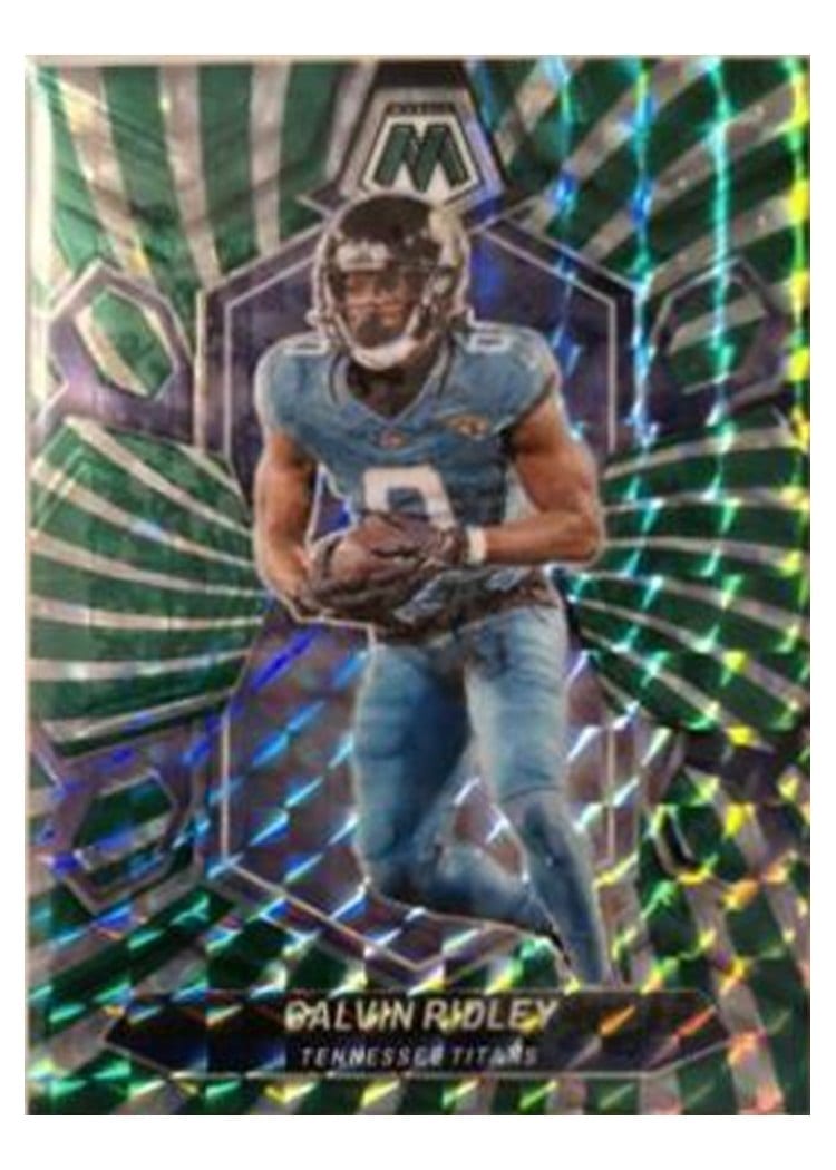 2024 Panini Mosaic Base Set Calvin Ridley Green Swirl #213 card