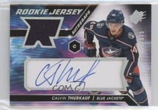 2020-21 SPx Rookie Autograph Jersey Calvin Thurkauf #CT card