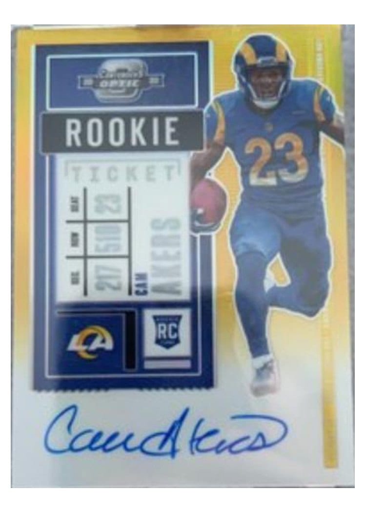 2020 Panini Contenders Optic Base Set Cam Akers #121 card