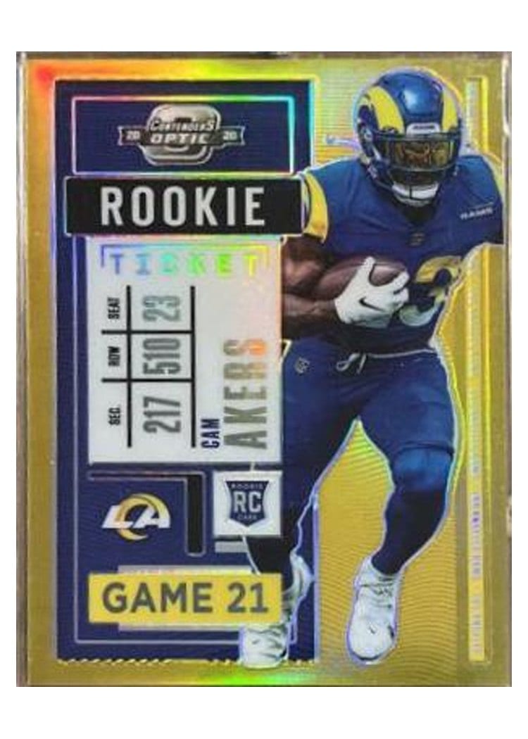 2020 Panini Contenders Optic Base Set Cam Akers #64 card