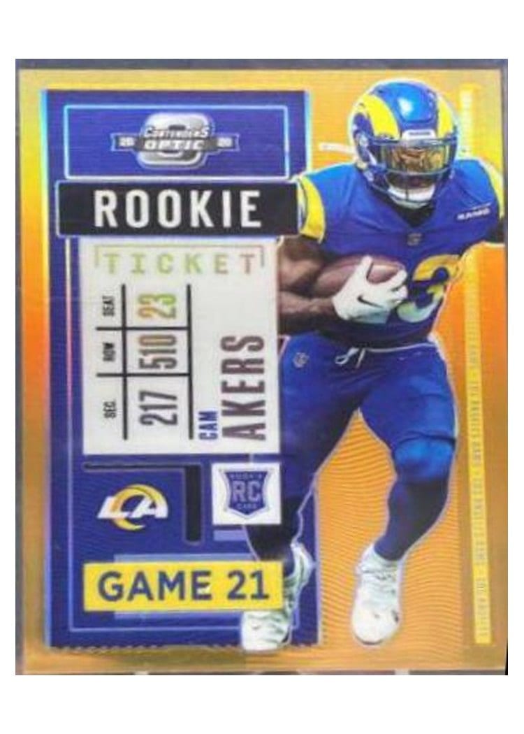 2020 Panini Contenders Optic Base Set Cam Akers #64 card
