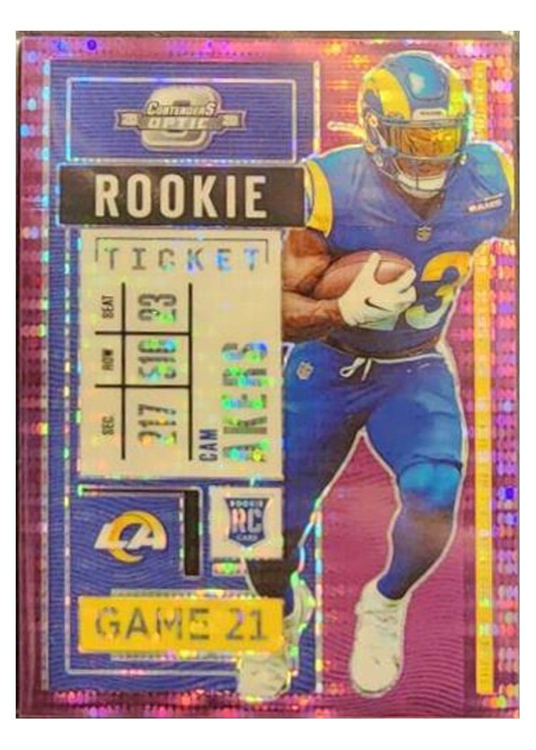 2020 Panini Contenders Optic Base Set Cam Akers #64 card