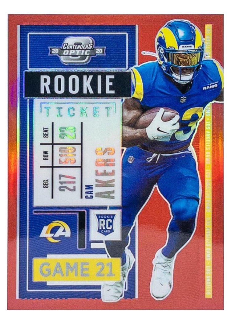 2020 Panini Contenders Optic Base Set Cam Akers Red #64 card
