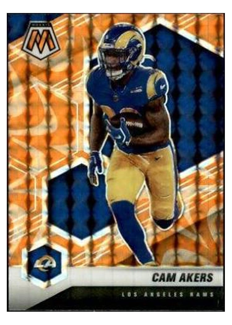 2021 Panini Mosaic Base Set Cam Akers #119 card