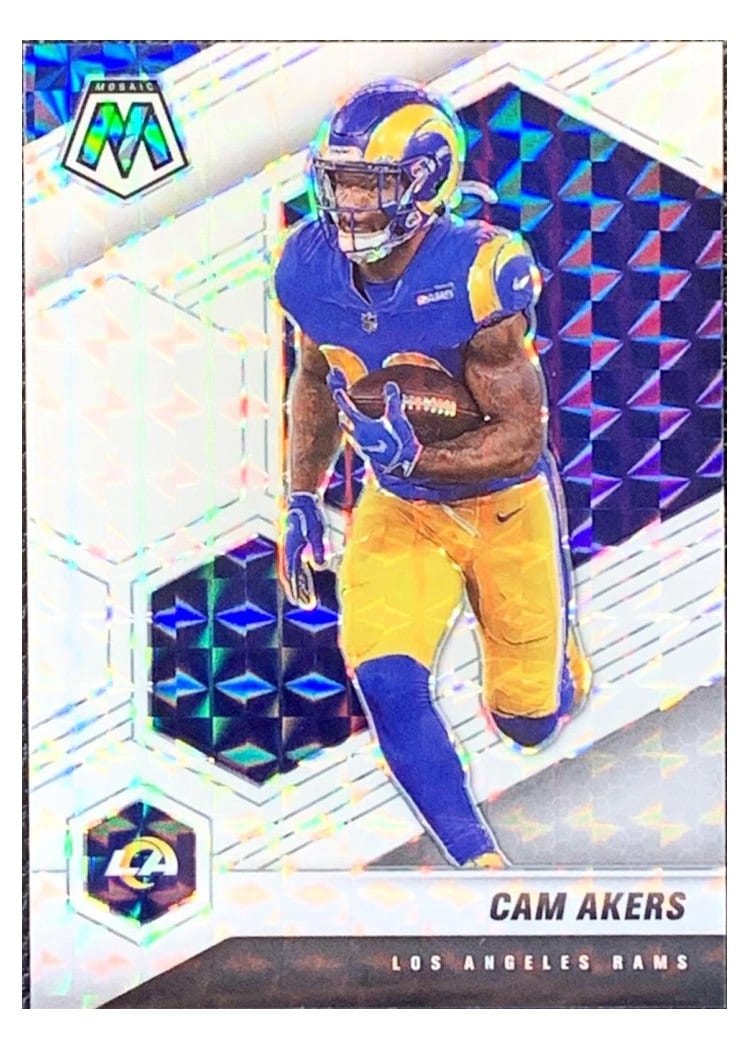 2021 Panini Mosaic Base Set Cam Akers #119 card