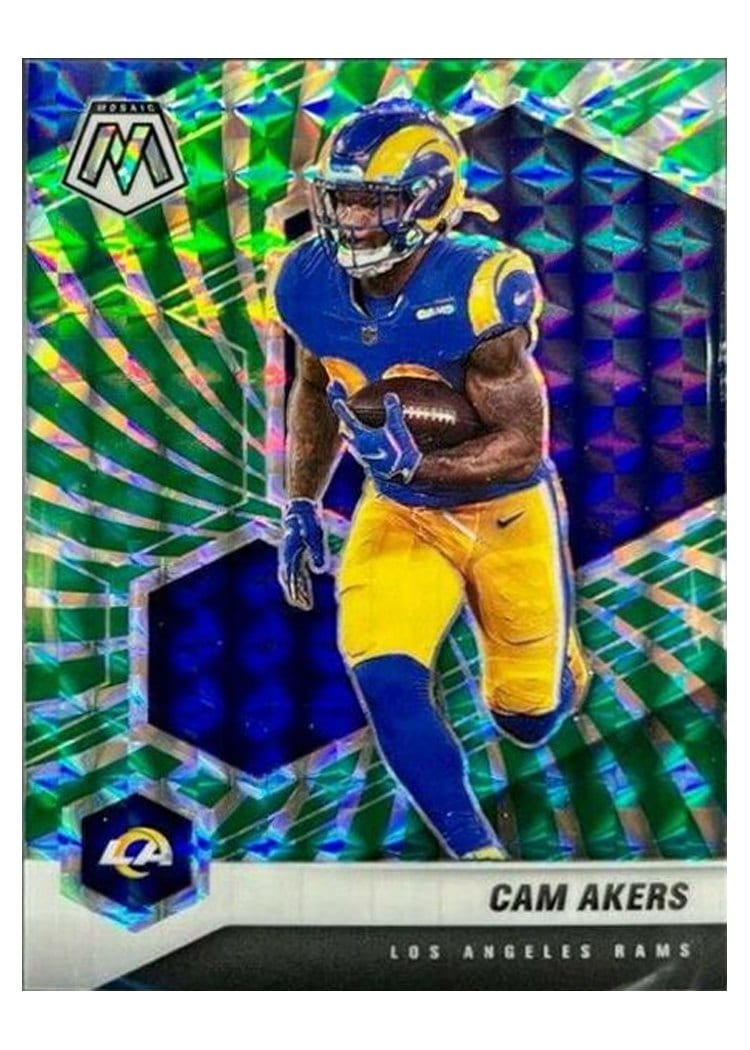 2021 Panini Mosaic Base Set Cam Akers #119 card