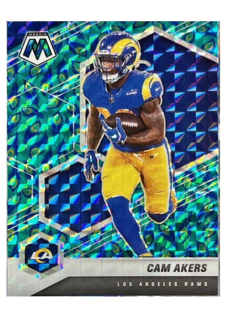 2021 Panini Mosaic Base Set Cam Akers #119 card