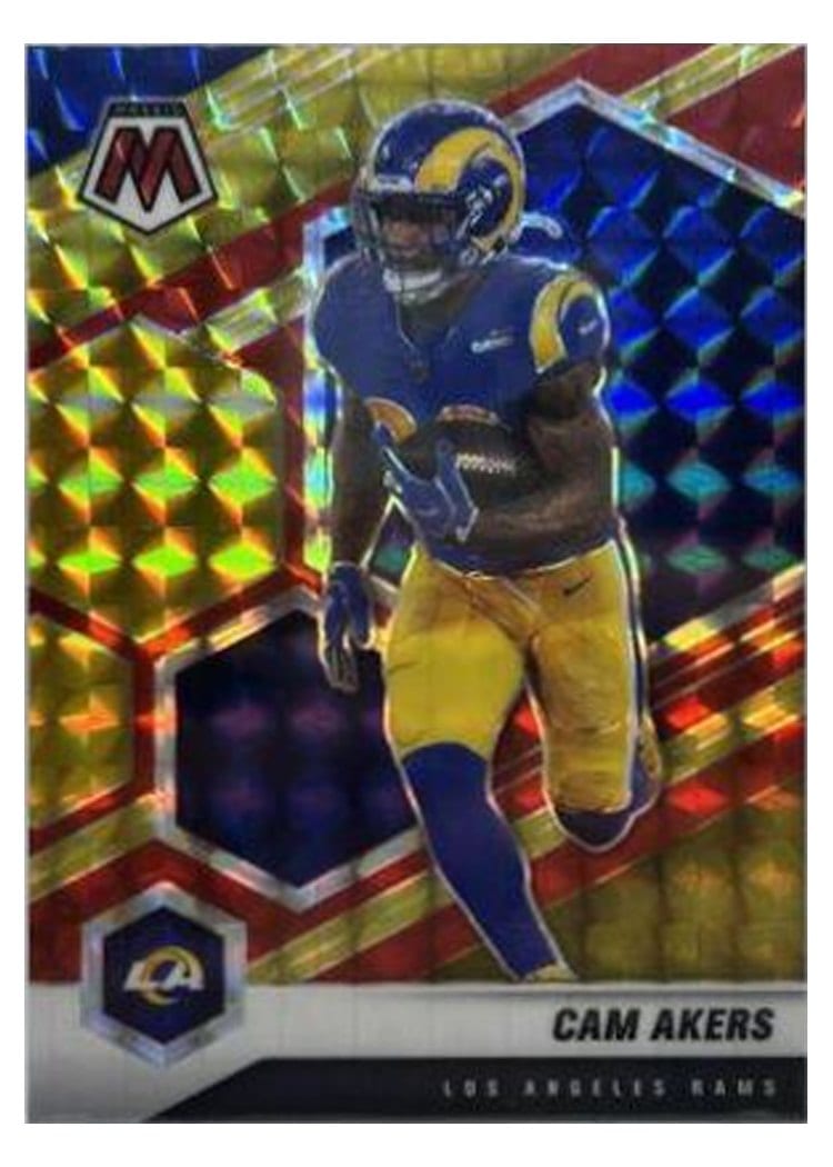 2021 Panini Mosaic Base Set Cam Akers #119 card