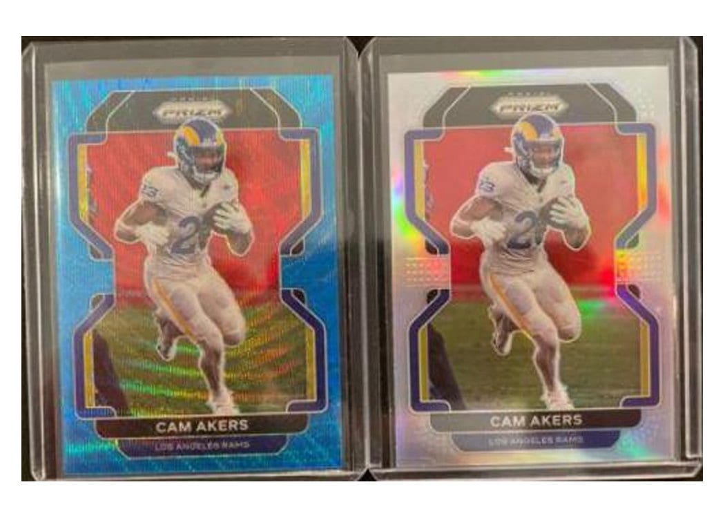 2021 Panini Prizm Base Set Cam Akers #68 card