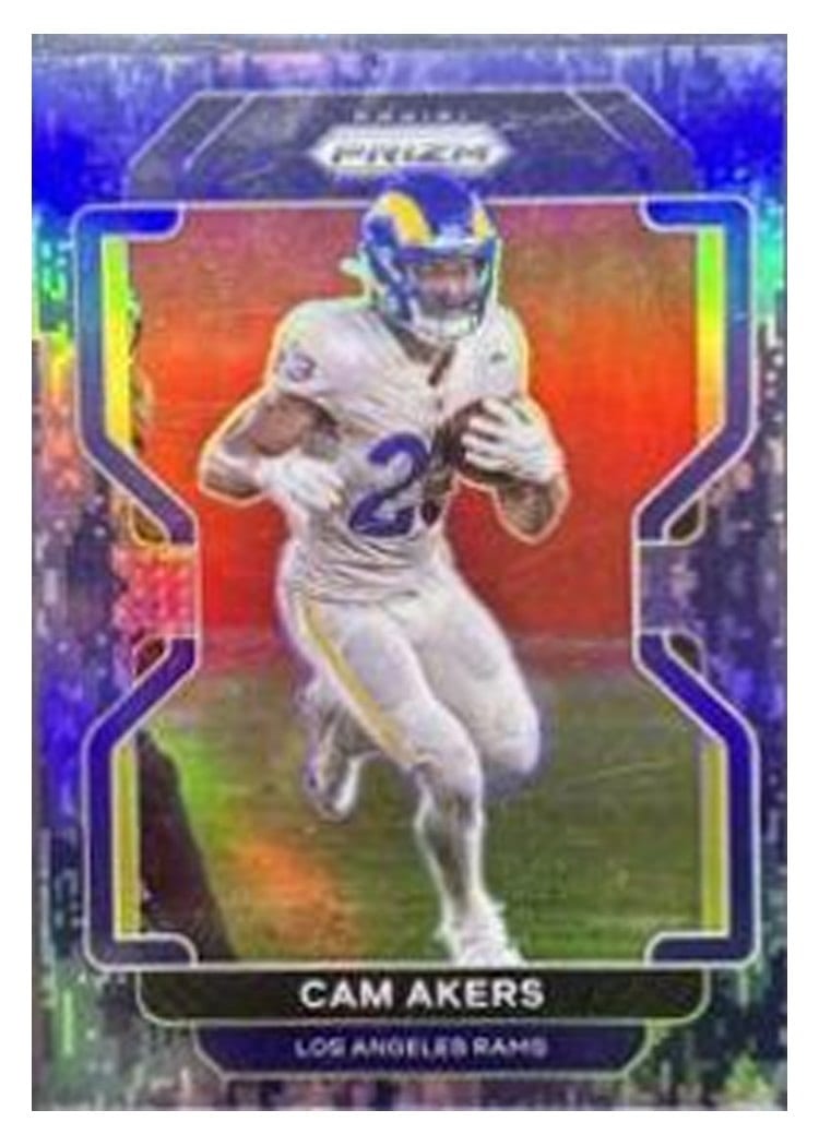 2021 Panini Prizm Base Set Cam Akers #68 card