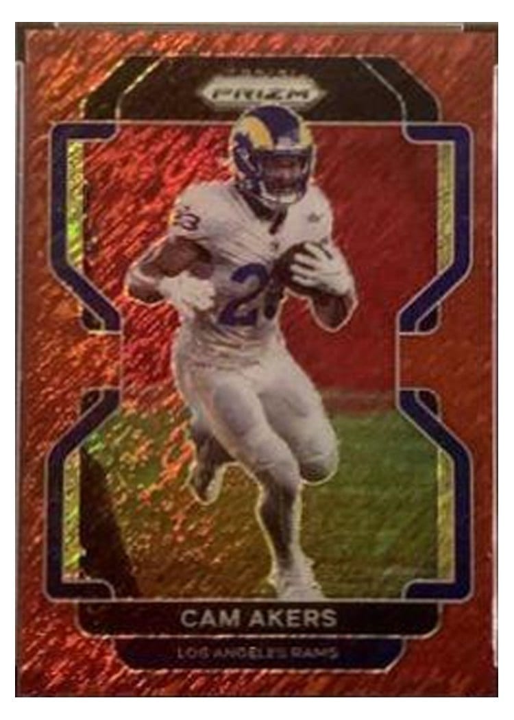 2021 Panini Prizm Base Set Cam Akers #68 card