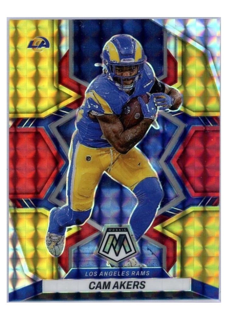 2022 Panini Mosaic Base Set Cam Akers #109 card