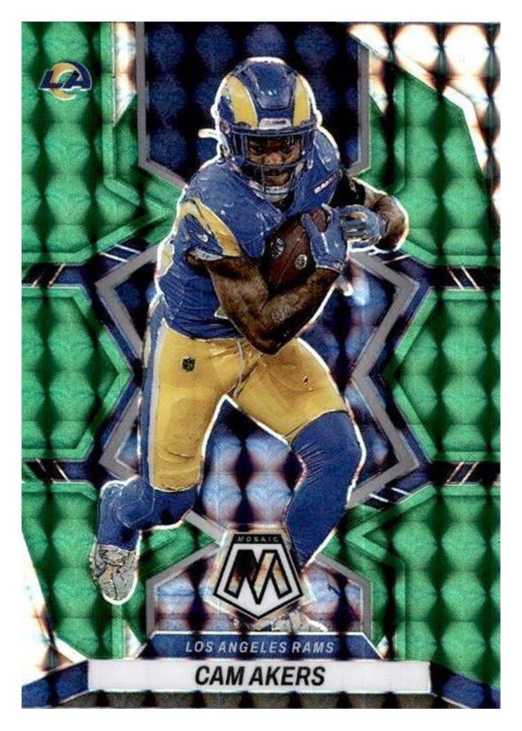 2022 Panini Mosaic Base Set Cam Akers #109 card