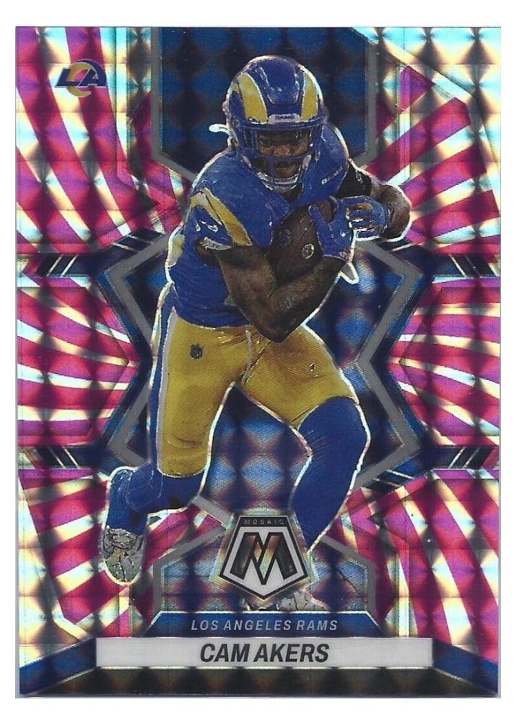 2022 Panini Mosaic Base Set Cam Akers #109 card