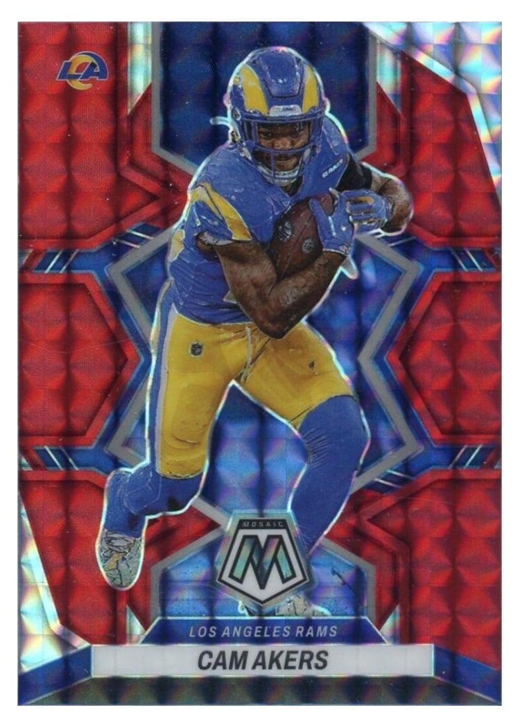 2022 Panini Mosaic Base Set Cam Akers #109 card