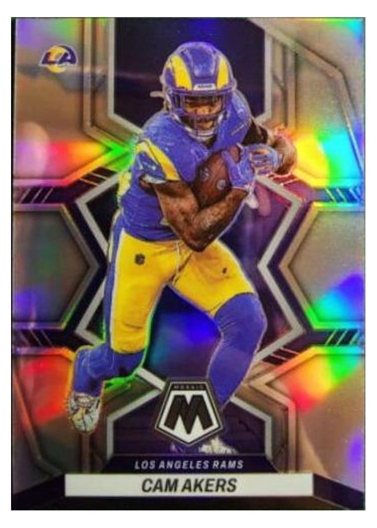 2022 Panini Mosaic Base Set Cam Akers Silver #109 card
