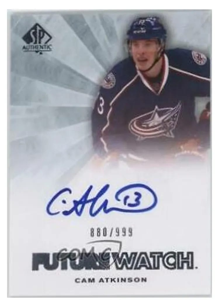 2011 SP Authentic Cam Atkinson #252 card