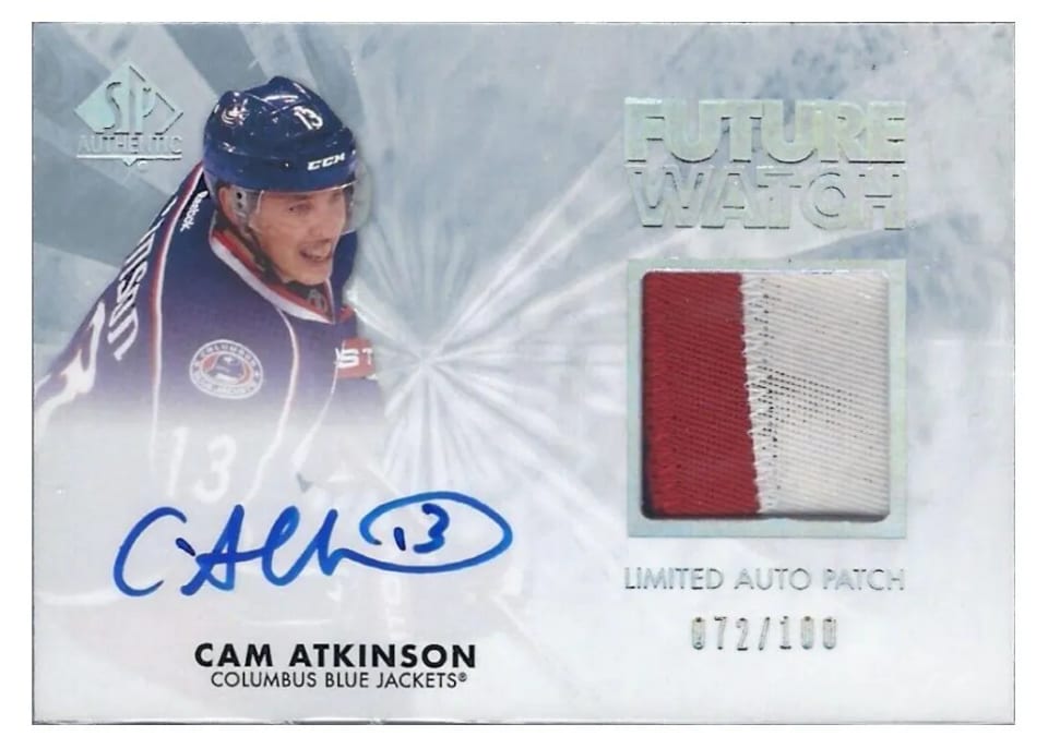 2011 SP Authentic Cam Atkinson #252 card