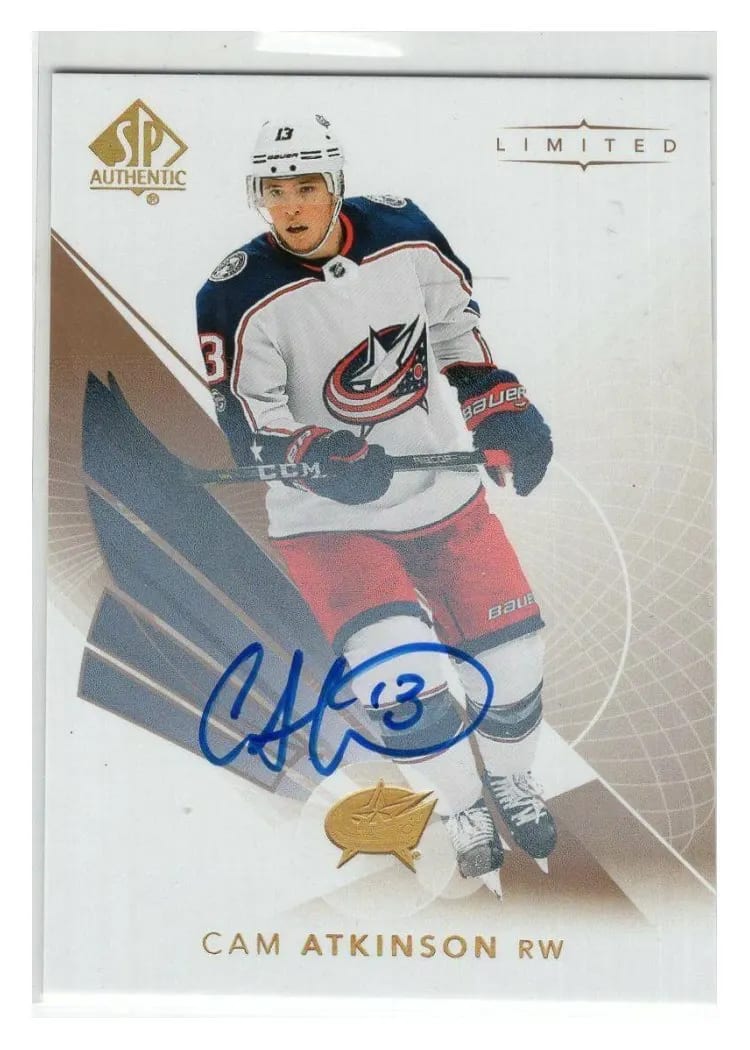 2017-18 SP Authentic Base Set Cam Atkinson #3 card
